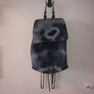 Florent tie-dyed leather backpack